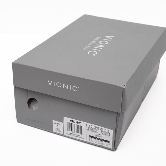 Vionic -  Sami Metallic Champagne Gold Heels - Picture 9 of 12